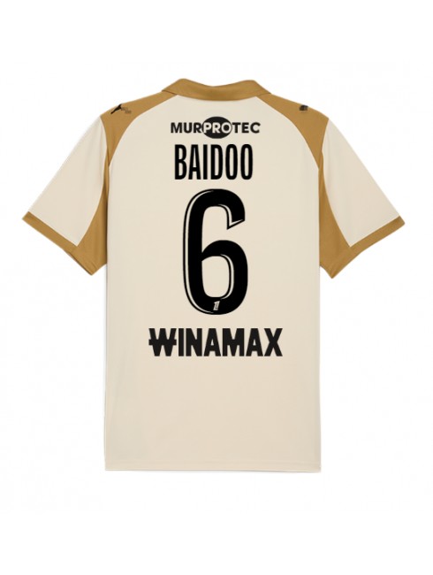 Moški Nogometna dresi replika RC Lens Samson Baidoo #6 Tretji 2025-26 Kratek rokav Moški Nogometna dresi replika RC Lens Samson Baidoo #6 Tretji 2025-26 Kratek rokav